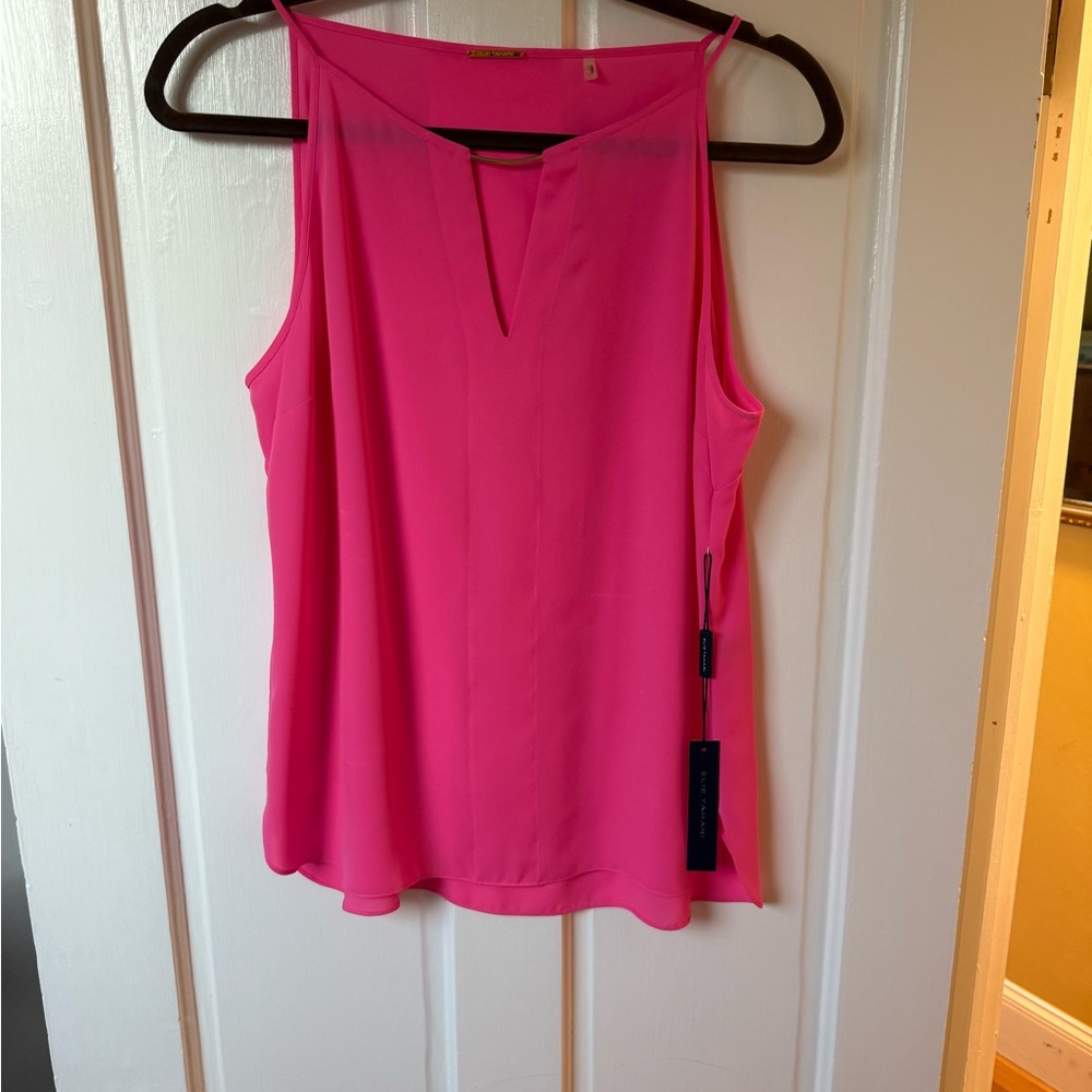 Elie Tahari Pink Sleeveless Tank Top